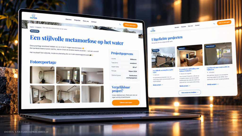 Websiteontwerp voor Ootesvo-1