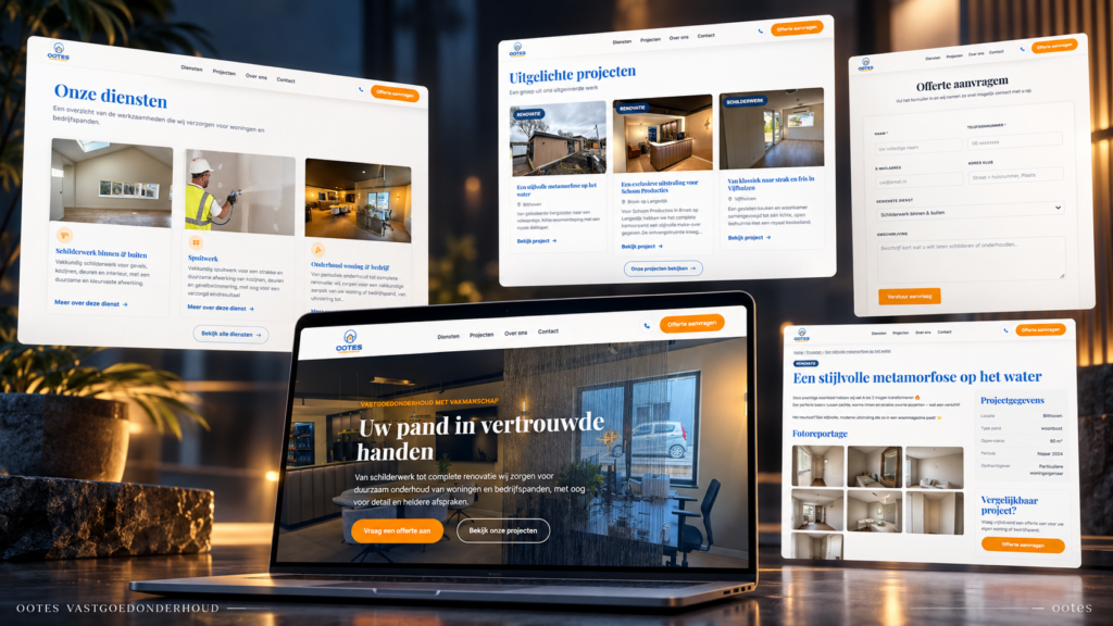 Websiteontwerp voor Ootesvo-2